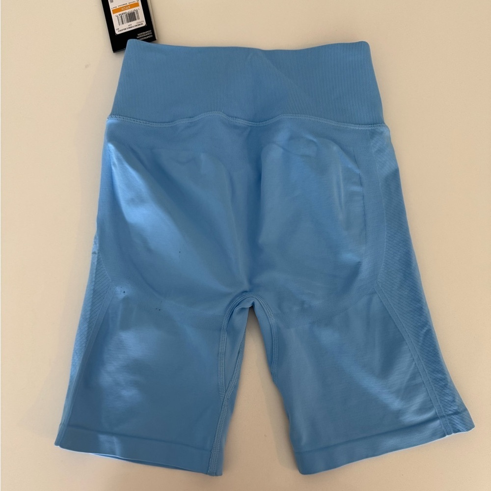 NWT Under Armour Light Blue Womens Compression Vanish Seamless Shorts - Picture 4 of 7